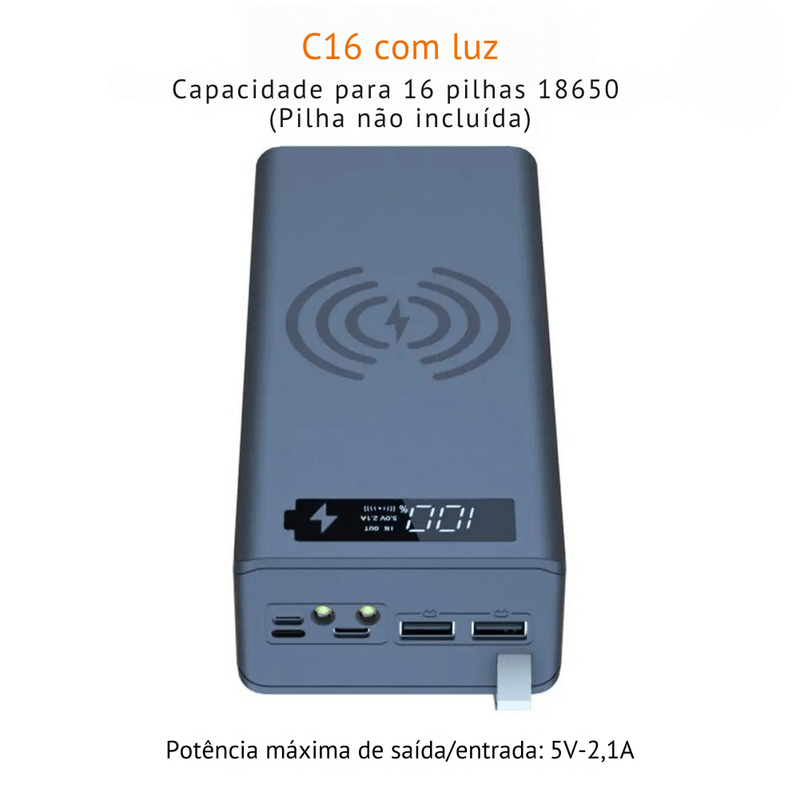 Super Carregador Portátil - MultiBaterias