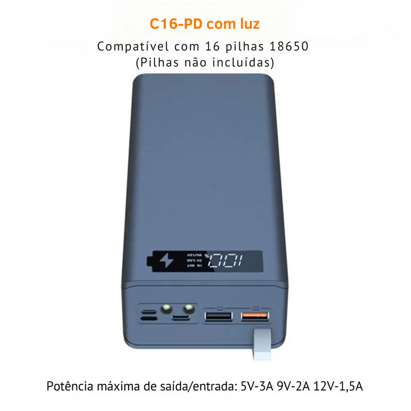 Super Carregador Portátil - MultiBaterias