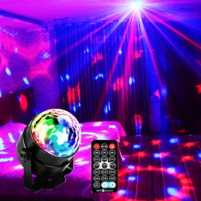 Disco Bola Giratória RGB