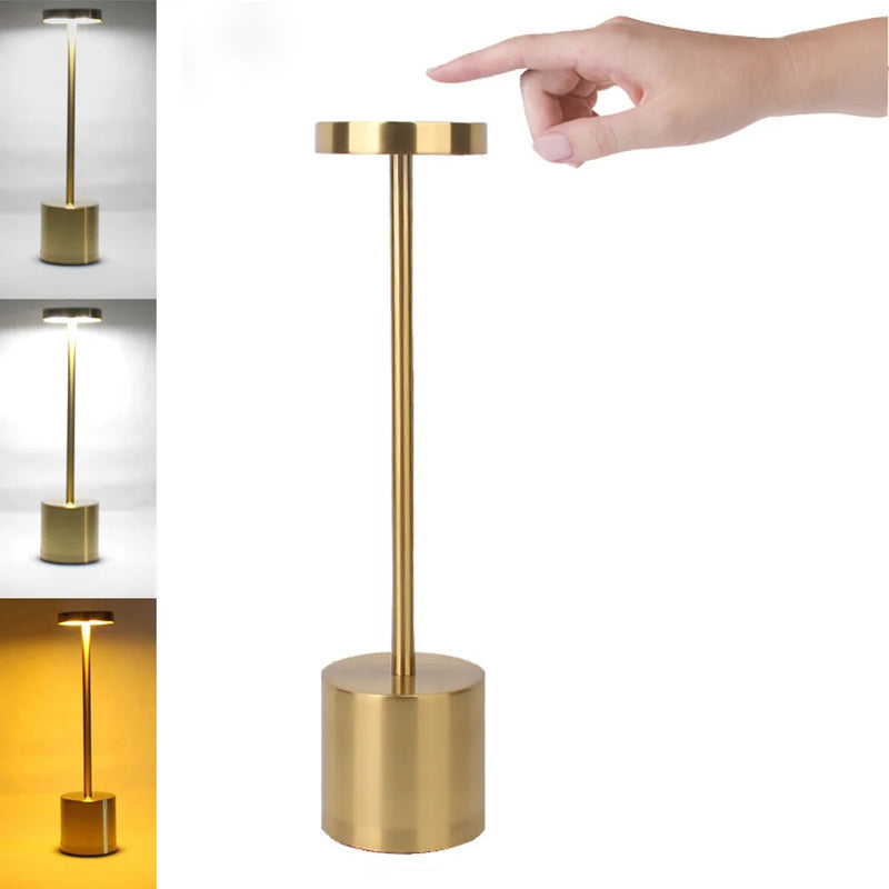 Luminária de Mesa Recarregável USB